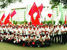 全體橙樹(shù)人參與奧運圣火傳遞活動(dòng)